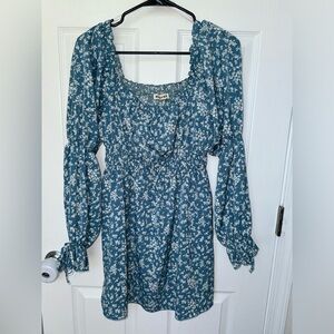 Sold Blue and white floral dress